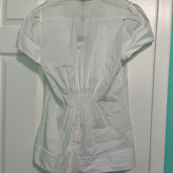 BCBGMaxazria White Button down blouse - Picture 5 of 5